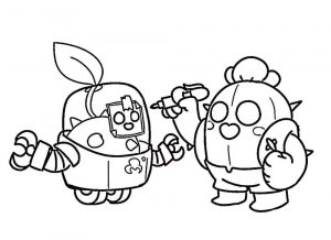 Brawl Stars coloring pages