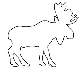 Elk stencils - Free stencils and template cutout printable
