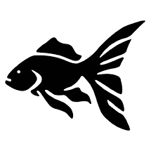 Goldfish stencils - Free stencils and template cutout printable