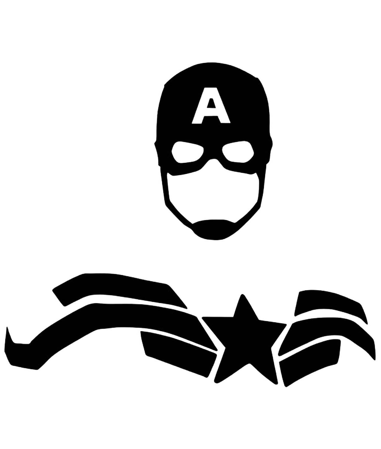 Captain America Stencils Free Stencils And Template Cutout Printable